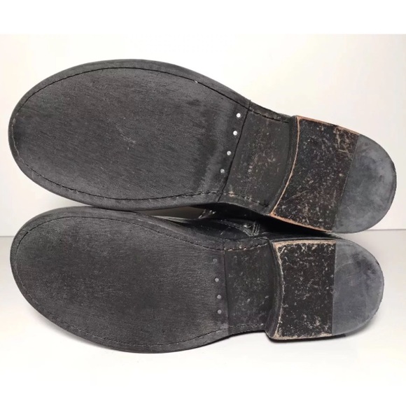 Frye Jenna Stud Leather Biker Boots - Picture 6 of 6